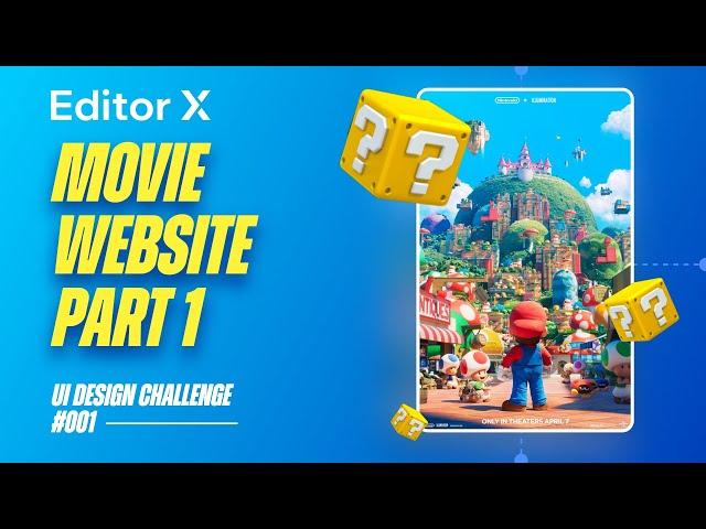 (Part 1) 30 Day UI & Web Design Challenge | Month 1 | Design A Movie Website