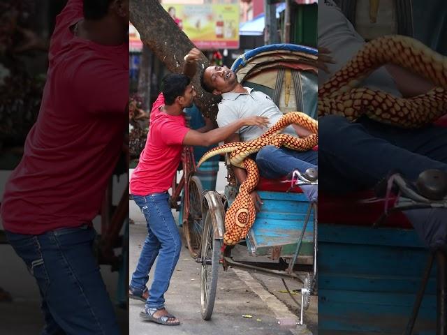 KING COBRA SNAKE PRANK ON  PUBLIC Part 42 !  EMTIAZ BHUYAN#Shorts