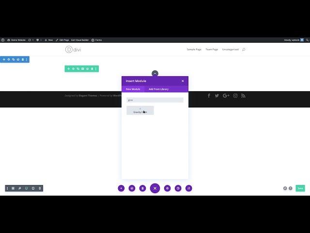 How To Embed Gravity Form In Divi Theme