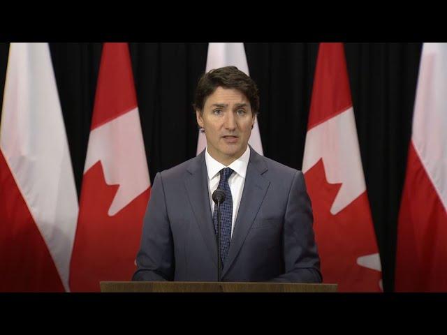 PM Trudeau and Polish PM Morawiecki hold a news conference in Toronto – June 2, 2023