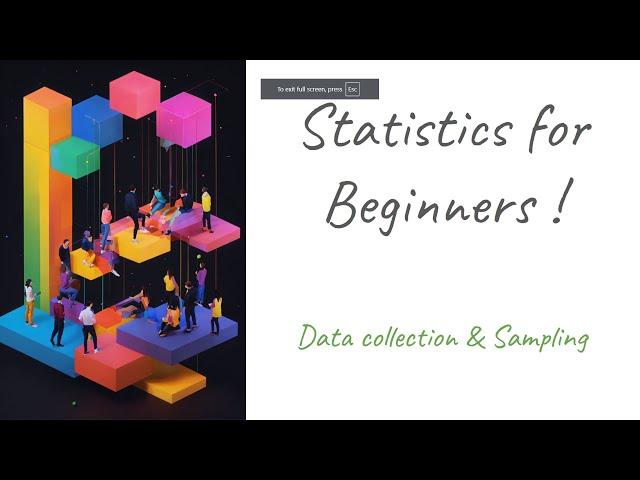 Statistics for Beginners | Data Collection & Sampling Techniques