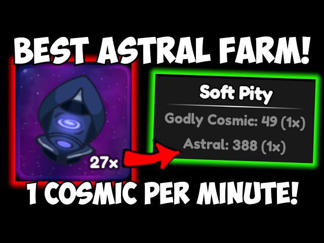 New Best ASTRAL FARM is OP! 1+ COSMIC EVERY MINUTE! | Anime Champions