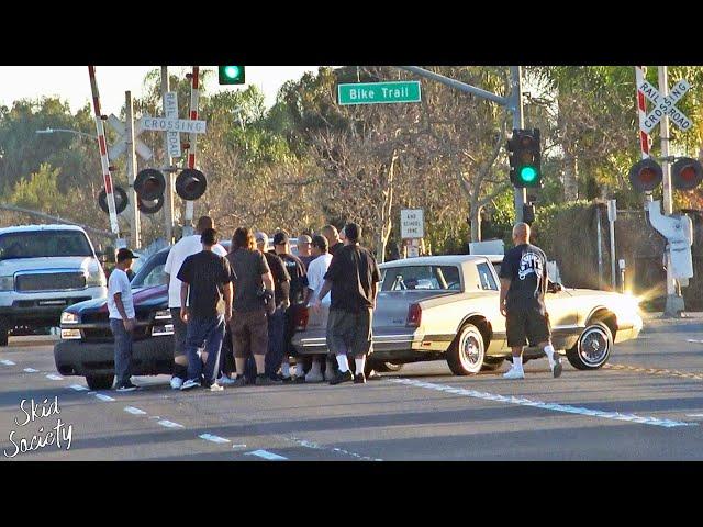 Lowriders vs Takuaches! Disagreement in the Street