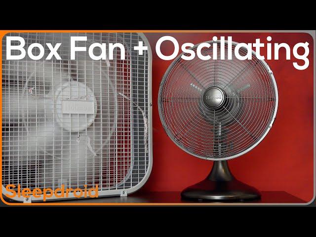 ►Box Fan ~Oscillating Fan Noise in Stereo. Rotating Fan White Noise. Box Fan | 10 hours for Sleeping