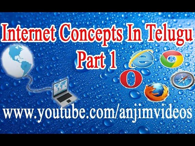 Internet Concepts In Telugu Part 1 || Internet Basics In Telugu