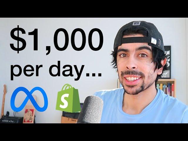 Simple $1,000/Day Meta Ads Shopify Strategy 2024