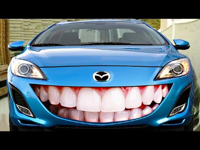 3 , 2 , 1 Go...! CAR NOSE SWAP MEME compilation