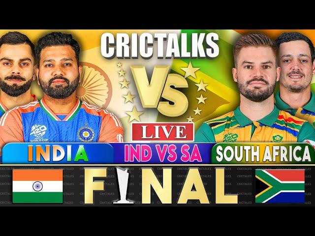 Live: India vs South Africa, Final | Live Scores & Commentary | IND Vs SA | ICC T20 World Cup 2024