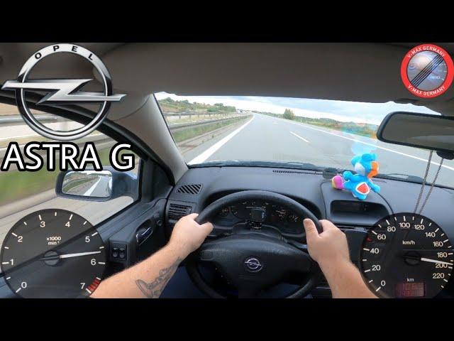 Opel Astra G 1.6 101 HP 1999 Acceleration & TOP Speed drive on German Autobahn @die_yoshi_crew