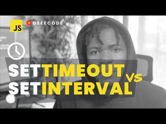 setTimeout vs setInterval in JavaScript