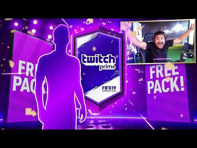 FREE TWITCH PRIME PACK!! GUARANTEED WALKOUT!! FIFA 19