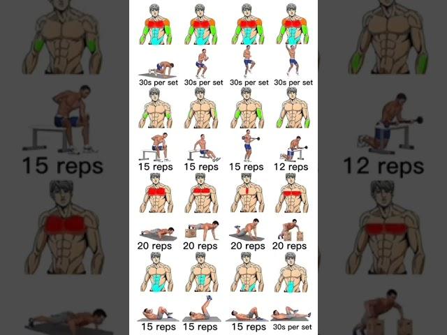 upper body workout at home for male's #fitness #shorts #exercise #workoutathome #beginners #male