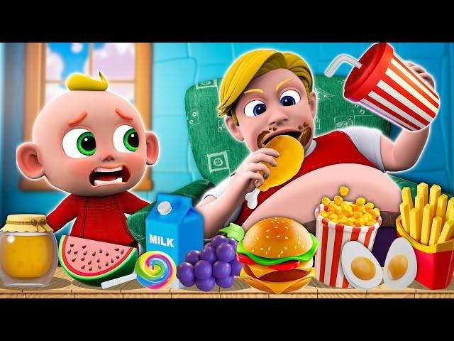 Don't Overeat Song - Learn About Healthy Food - Baby Songs - Kids Song & Nursery Rhymes