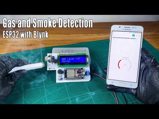 How to make a Gas and Smoke leakage detection system using an ESP32 board #sritu_hobby #esp32project