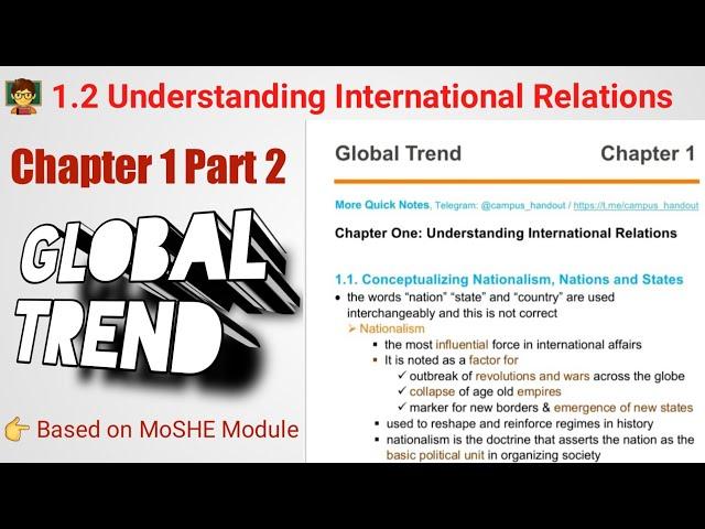 Global Trend Chapter 1 | Part 2