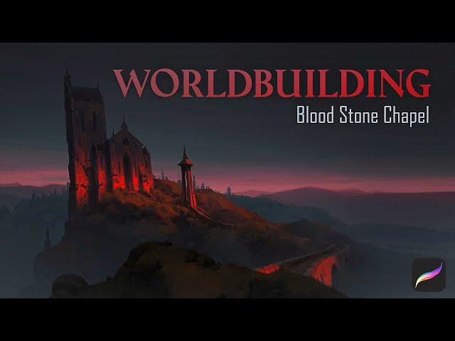 Worldbuilding and Concept Art - Procreate Painting Process