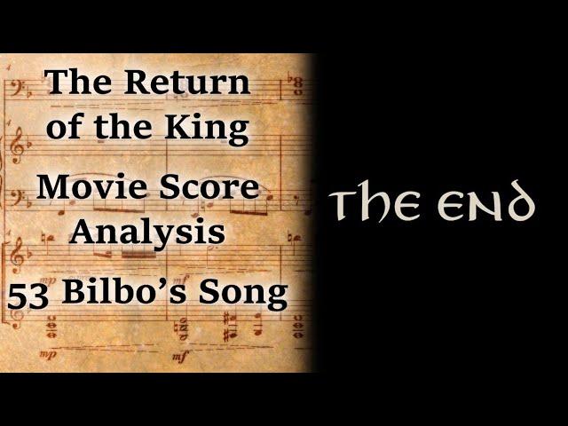 3.53 Bilbo's Song | LotR Score Analysis