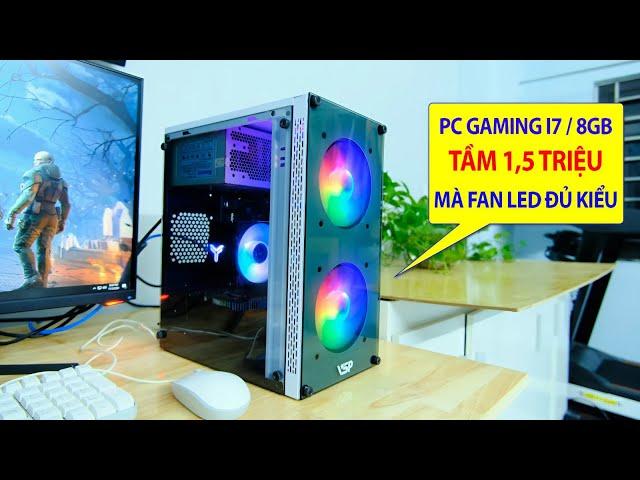 PC Chiến Game Core I7 Làm Chưa Đến 1,5 Triệu Đây Anh Em và Cách Lắp PC Vỏ Thùng Case VSP V212