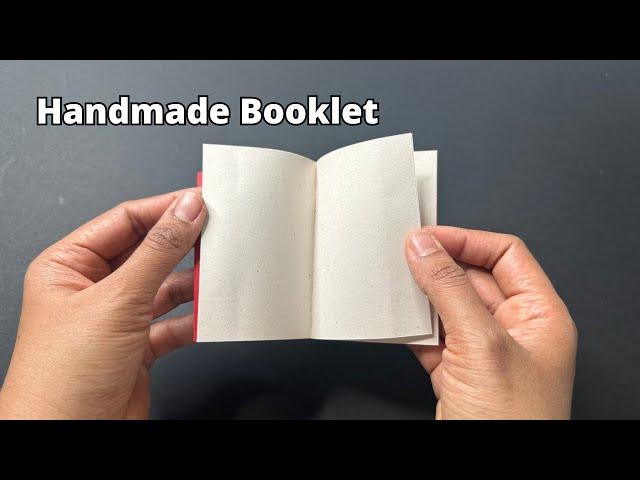 How To Make Handmade Mini Booklet, NoteBook or Diary For Weekly Planning with A4 Size Paper