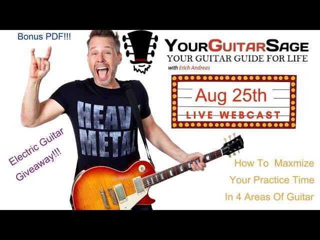 How to Maximize Your Practice Time in 4 Areas of Guitar
