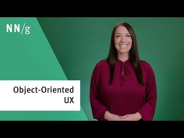 Object-Oriented UX (OOUX)