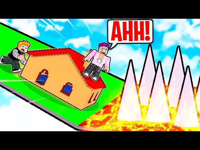 Can We Beat ROBLOX SLIDE HOUSE TUMBLE!? (RAREST SECRET ITEMS UNLOCKED!)