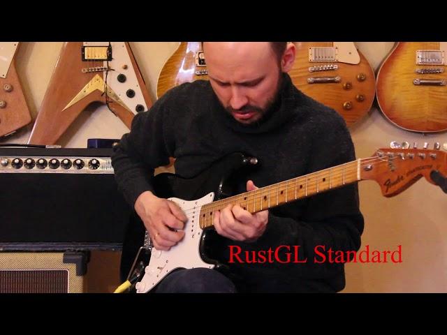 Test of Strat Pickups Vintage Fender 1965 vs DiMarzio vs RustGL