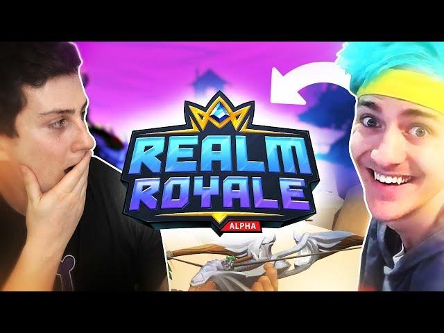 EL NUEVO BATTLE ROYALE AL QUE NINJA JUGO 12 HORAS SEGUIDAS - Realm Royale - Withzack