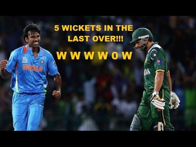 Best Thrilling Last Overs In Cricket History - 5 Wickets In the Last Over!!!