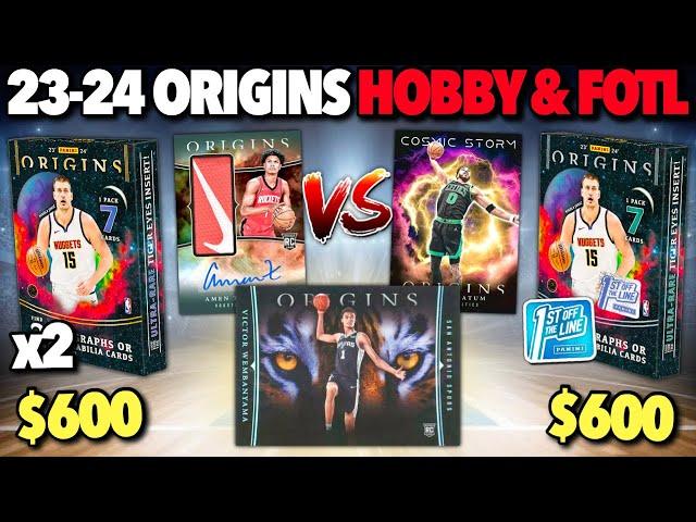 2 HOBBY VS 1 FOTL BOX (THE BATTLE FOR THE GALAXY)!  2023-24 Panini Origins Basketball Review