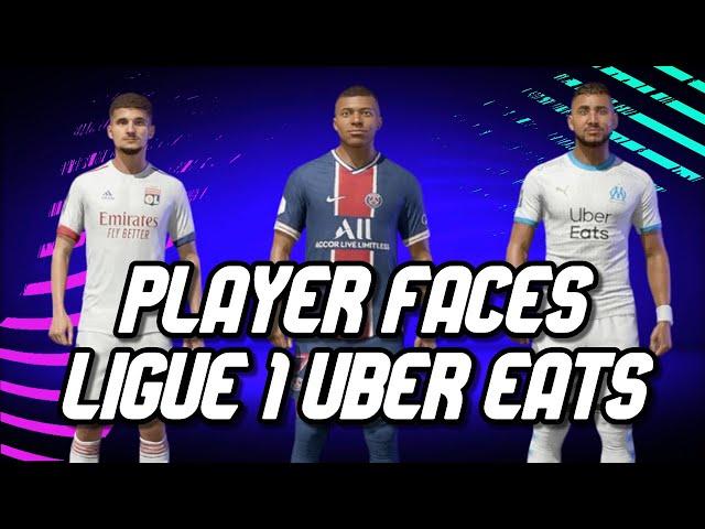 FIFA 21 - PLAYER FACES : LIGUE 1 UBER EATS