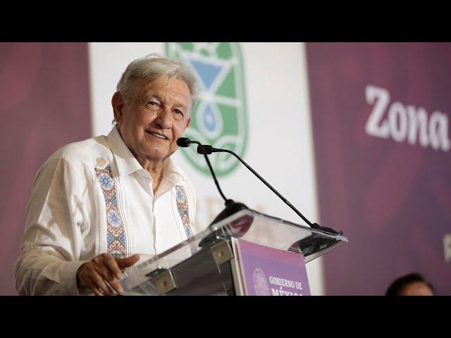 Inauguración: zona de riego de la presa “Santa María”, desde El Rosario, Sinaloa