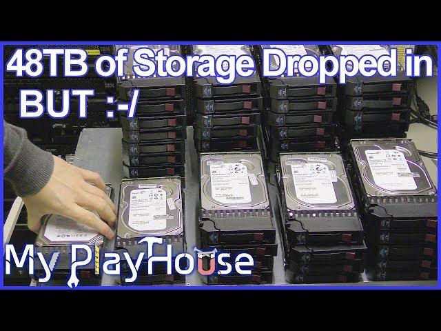 48TB of Storages Drives that Doesn't Fit in the HPE DAS - 806