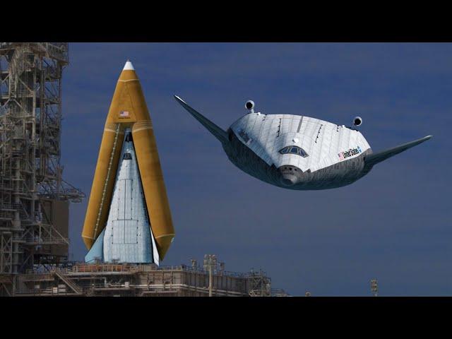 Lockheed's LS-200 Star Clipper Spaceplane a Space Shuttle alternative