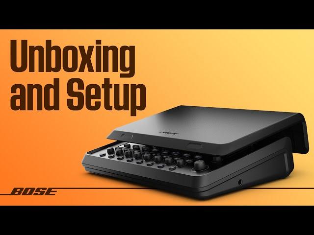 Bose T8S ToneMatch Mixer – Unboxing and Setup