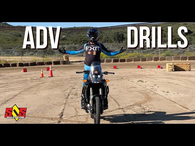 3 Great ADV Stand Up Steering Exercises| Adventure Motorcycle Riding Tip