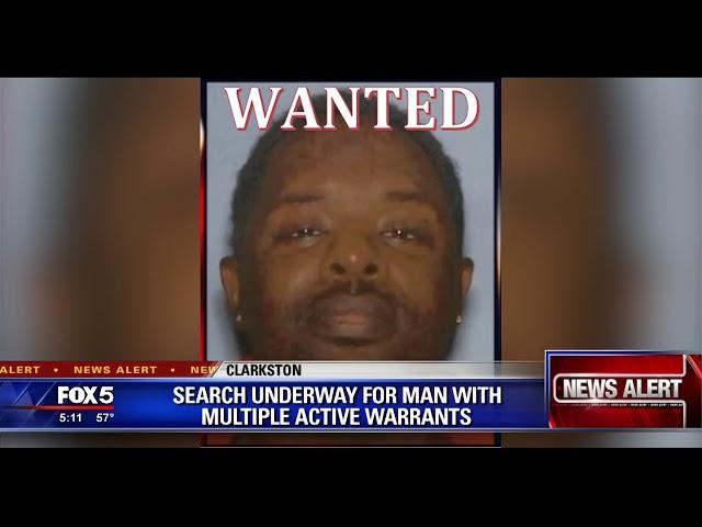 Search underway for man with multiple active warrants