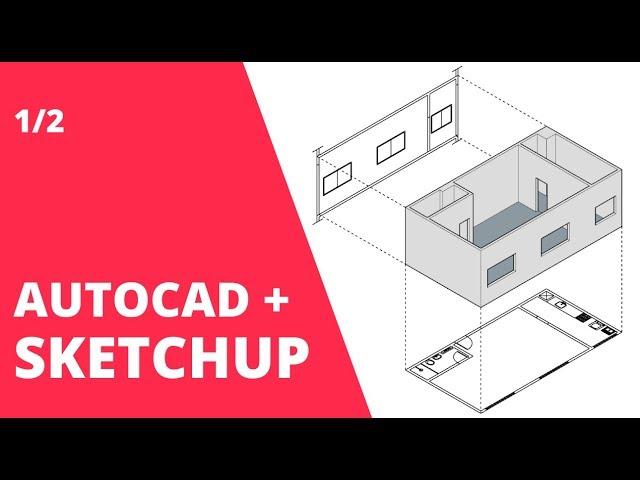 SKETCHUP E AUTOCAD: como importar arquivos do AutoCAD #01/02 | CtrlArq