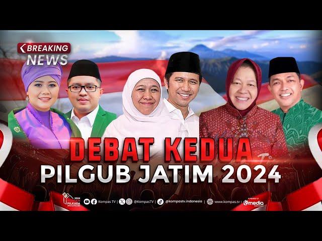 LIVE - Debat Kedua Pilkada Jawa Timur 2024: Luluk-Lukman, Khofifah-Emil, Risma-Gus Hans