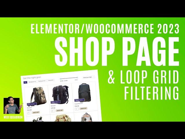 How to Build the Woocommerce Shop and Products Archive - Elementor Wordpress Tutorial 2023