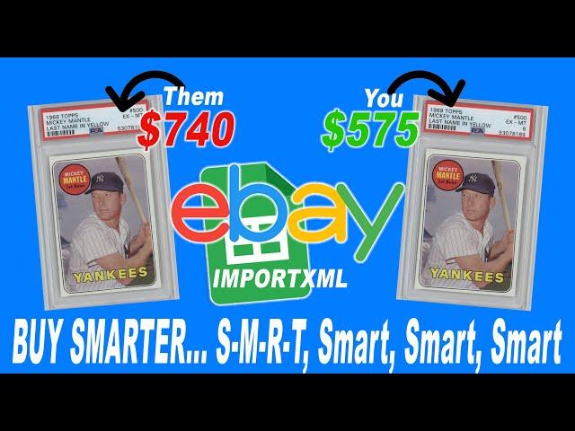 Scraping eBay Sold Item Data for Maximum Savings or Profits (Part 1, Tool Demonstration) #sportscard