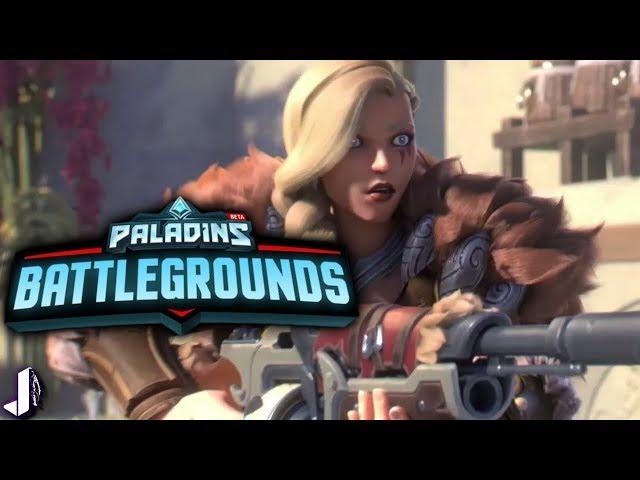 PALADINS BATTLEGROUNDS FULL MATCH & WIN! IS IT GOOD?