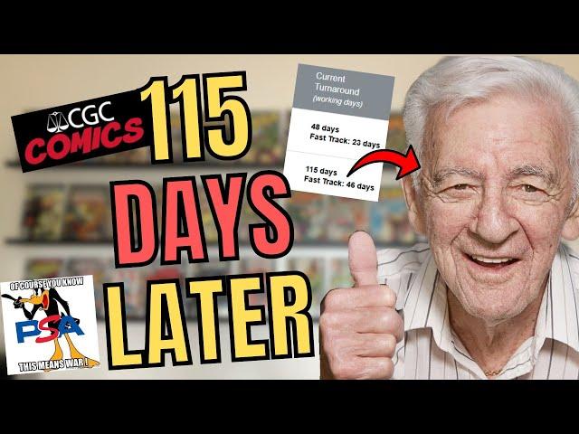 CGC Turnaround Times SPIKE As PSA Ramps Up Speed With "Offers." The Modern Grading Wars Have Begun!