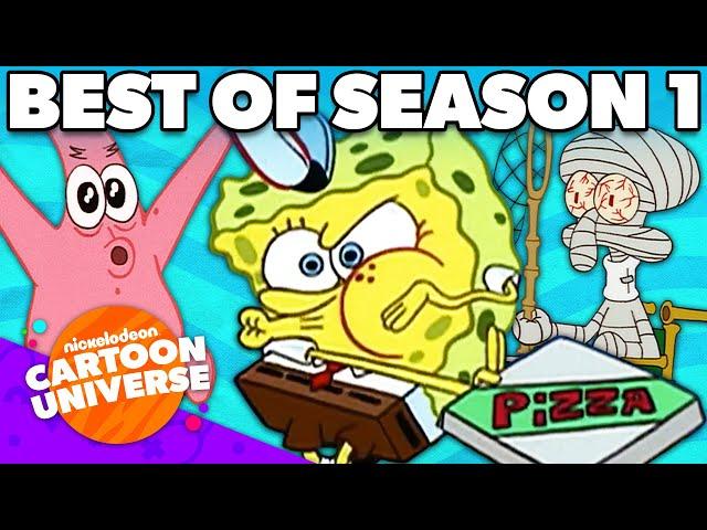 BEST of SpongeBob Season 1!  | Nickelodeon Cartoon Universe