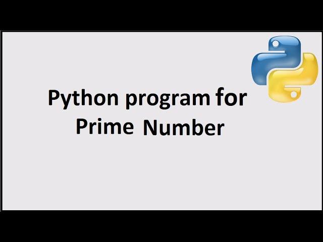 Prime Number in Python