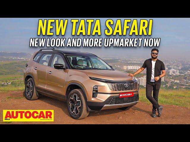 Tata Safari facelift review - Flagship SUV goes more upmarket | First Drive | Autocar India