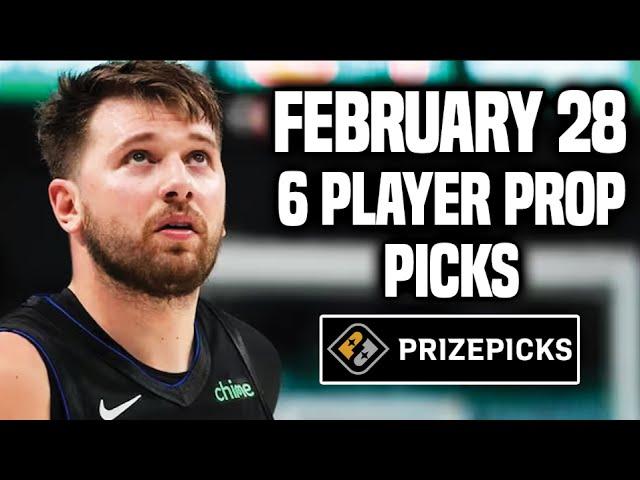 NBA PRIZEPICKS TODAY | 6 BEST PROP PICKS | WEDNESDAY | 2/28/2024 | BEST PROPS | NBA BETTING |