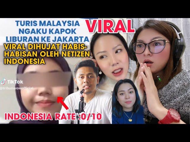 TURIS MALAYSIA NGAKU KAPOK LIBURAN DI INDONESIA DIHUJAT HABIS-HABISAN OLEH NETIZEN +62|REACTION