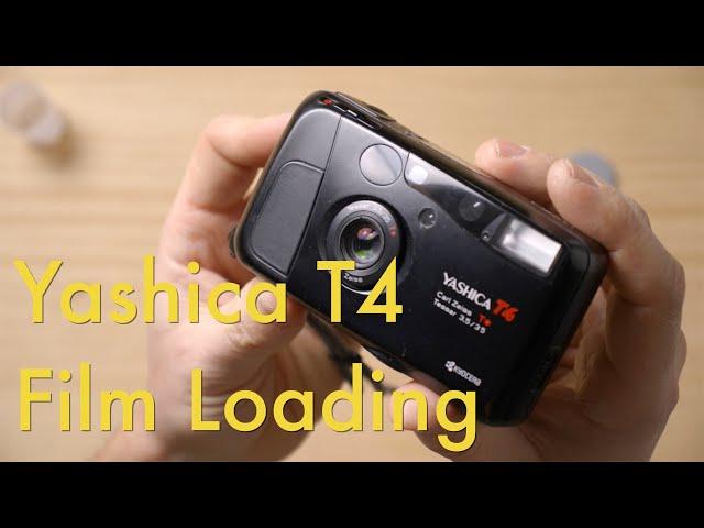 How to Load Film in a Yashica T4 || Film Loading