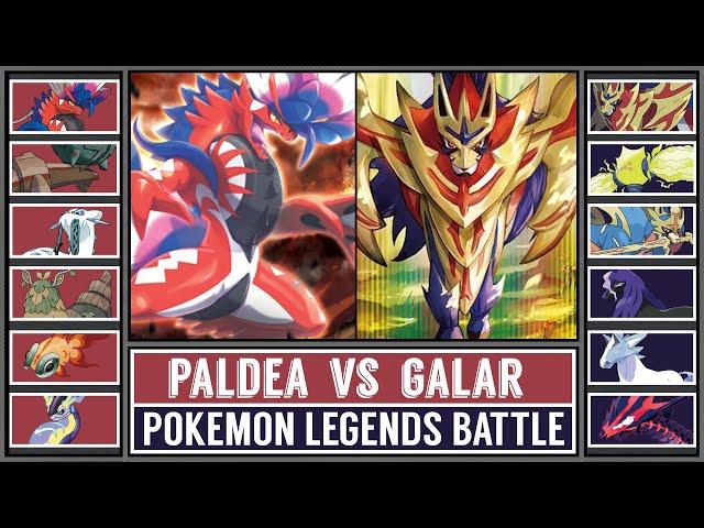 Legendary Pokémon Battle: PALDEA LEGENDS vs GALAR LEGENDS